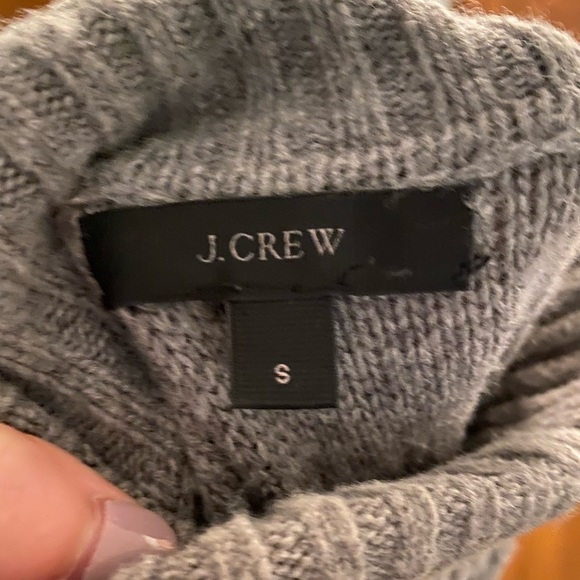 J. Crew Grey Long Sleeve Turtleneck Sweater Dress | Small - Picture 8 of 8